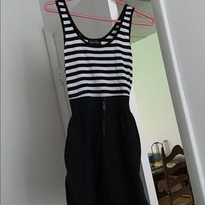 Black and white dress